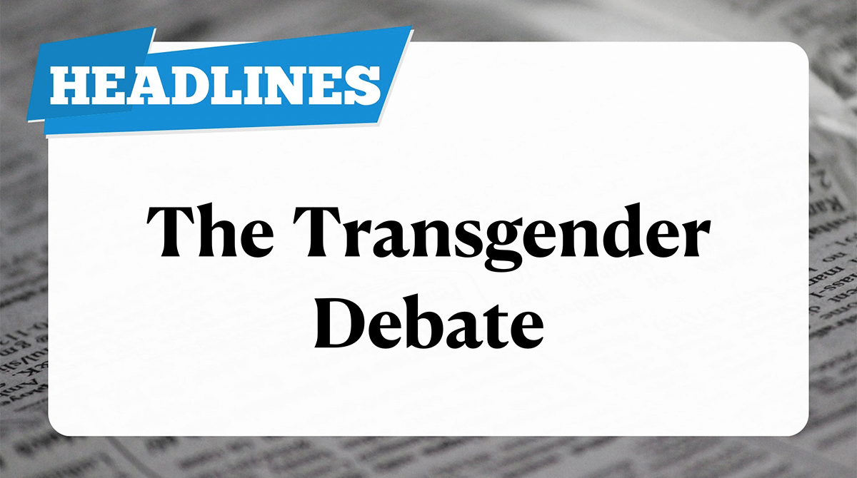The Transgender Debate Voyage Community Church in Wyoming, MI